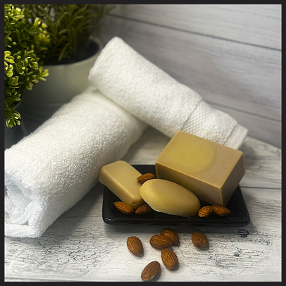 Gentle Almond-Handcrafted Bar Soap