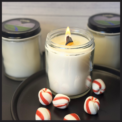 Peppermint-Aromatic Candle