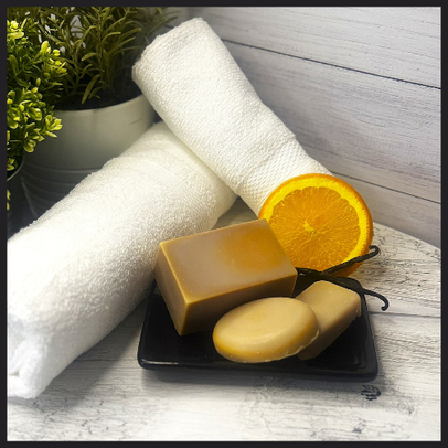 Vanilla and Orange-Handcrafted Bar Soap